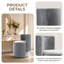 Velvet Swivel Accent Chair With Footstool-636973594