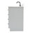Jameal 54'' Solid Wood Single Bathroom Vanity with 0.75'' Carrara Marble Top Sink-811826004-845993116