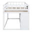 Lit mezzanine polyvalent avec plusieurs solutions de rangement et bureau roulant fonctionnel pour une utilisation efficace de l'espace-1739114348