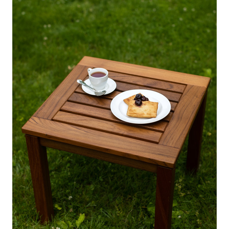 Table d'appoint en teck de qualité supérieure