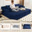 Boneless Oversized Double Chaise Lounges Indoor, Upholstered Boneless Cloud Stupendous Oversized Chaise Lounge Couch Luxury Sofa Bed Deep Seat, Corduroy Lounge Chair,2 Pieces-1701970776