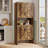 67.52''  Kitchen Pantry Storage Cabinets With Doors