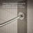 Expanse 76" Curved Fixed Shower Curtain Rod-96074377