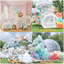 Tente de maison de ballon transparent de 8,25 pi, tente de bulle gonflable pour les décorations de ballons de fête, tente de dôme de bulle transparente pour les événements (transparent)-125212354