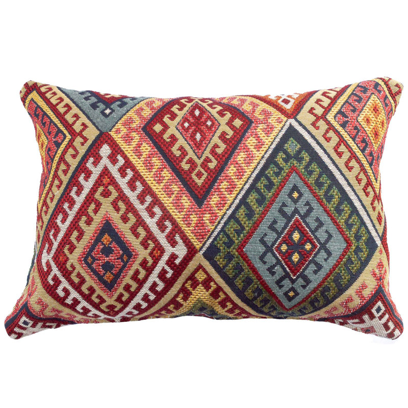 Turkish Kilim Weave Cushion, 43x30cm, Cover only