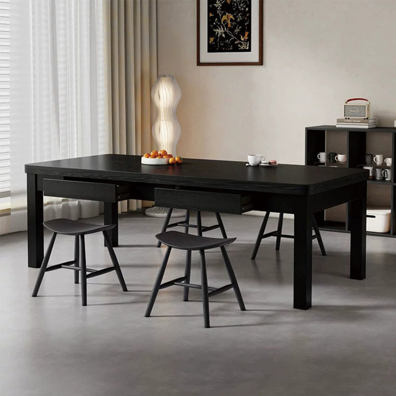 Solid wood multifunctional table set, 29.52"H x 70.86"L x 31.49"W