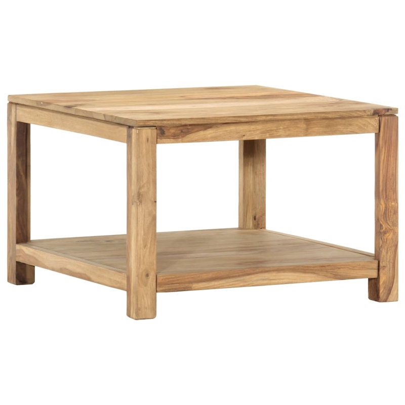 Kurtz Solid Wood Four Leg Coffee Table with Storage