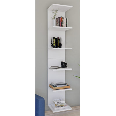 Alyisha 180cm H x 35cm W Standard Bookcase