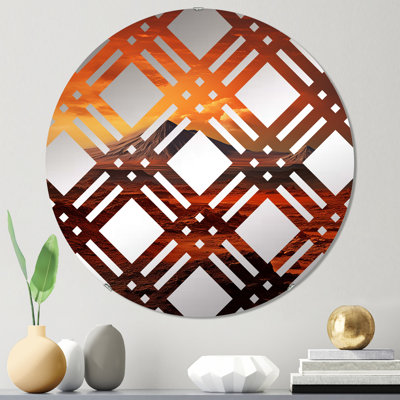 Miroir mural rond