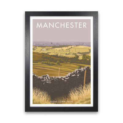 Manchester Cown Edge by Stephen Millership - Print on Canvas