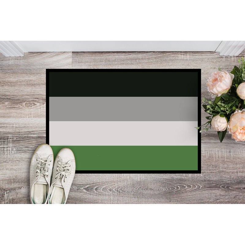 Tapis de porte USA Gay Pride, l 18 po x L 27 po, Fierté androphile