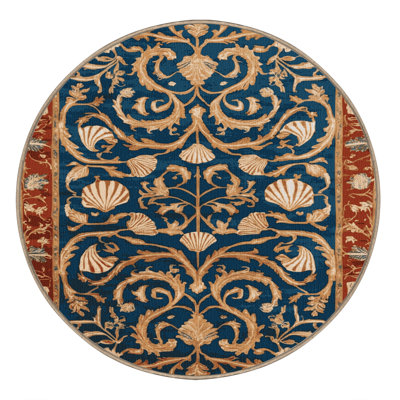 Machine Washable Persian Brown Area Rug