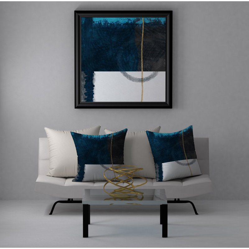 Housse de coussin décorative carrée/insert Leisure, 18 po x 18 po