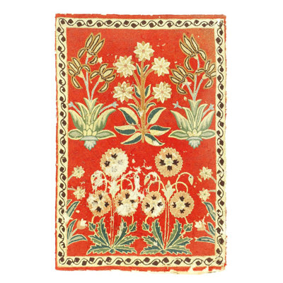 Antique Aubusson Rug 2' X 2'11''