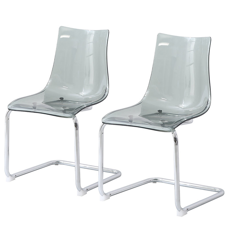 Sabec Upholstered Dining Chair, Light gray