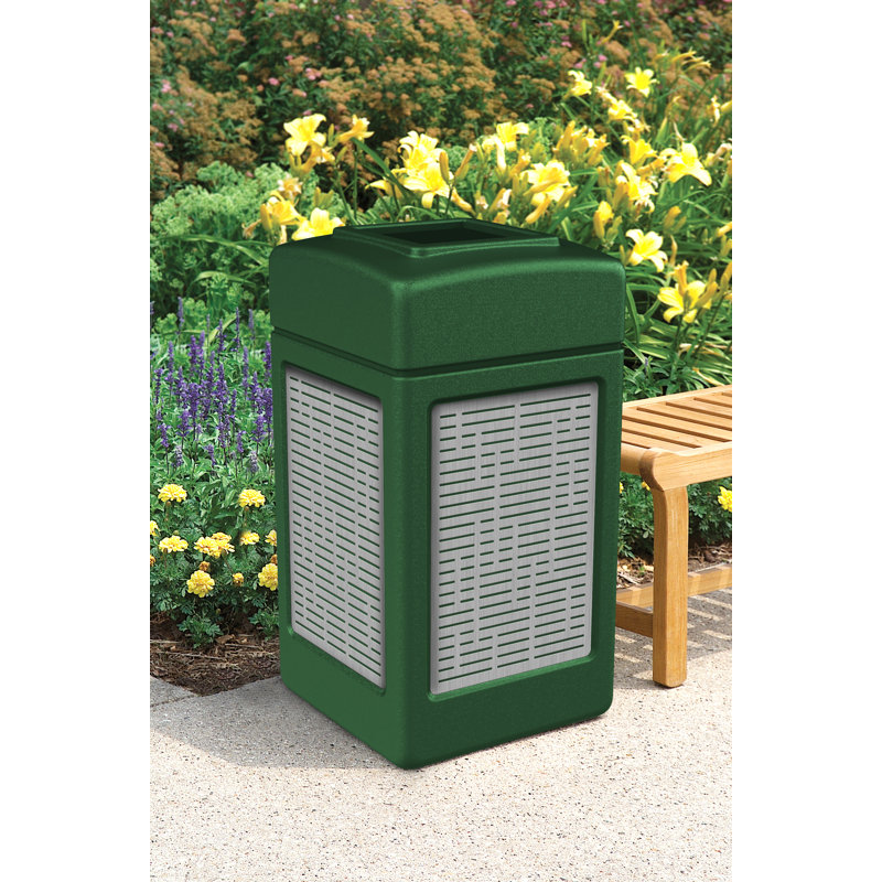 Poubelle 42 gallons precision series®, Vert forêt