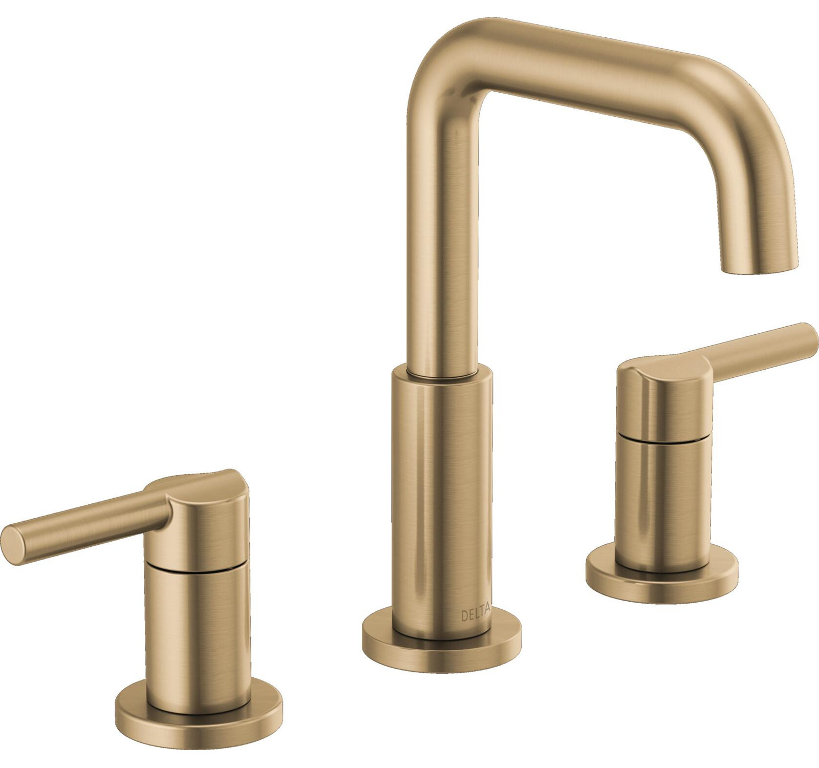 Nicoli Widespread Bathroom Faucet, Champagne Bronze