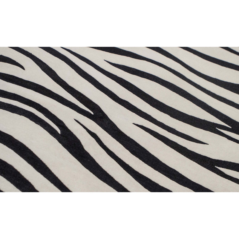 Wool Animal Print Area Rug