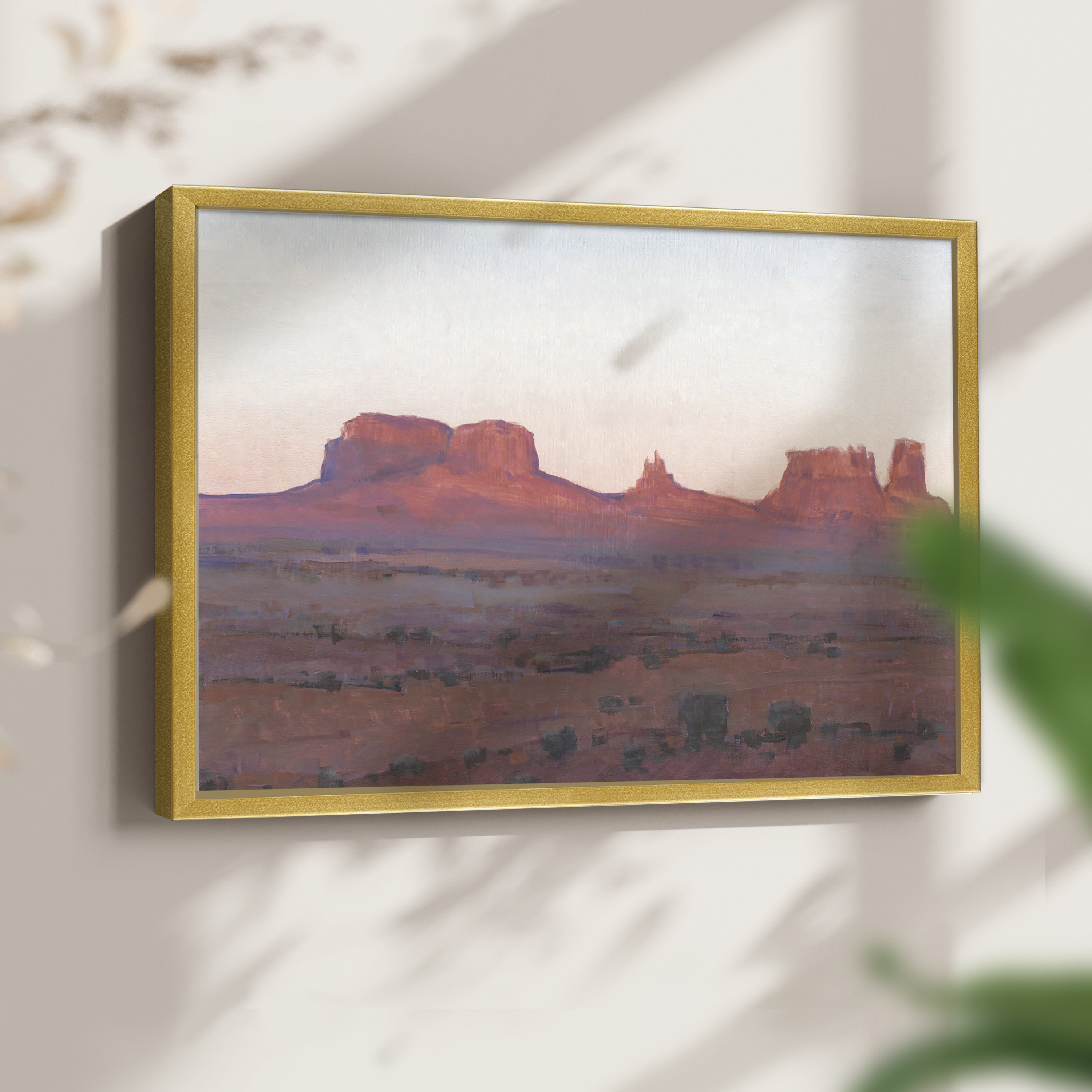 Winston Porter Red Rocks at Dusk II -Framed Print - Restickable | Wayfair