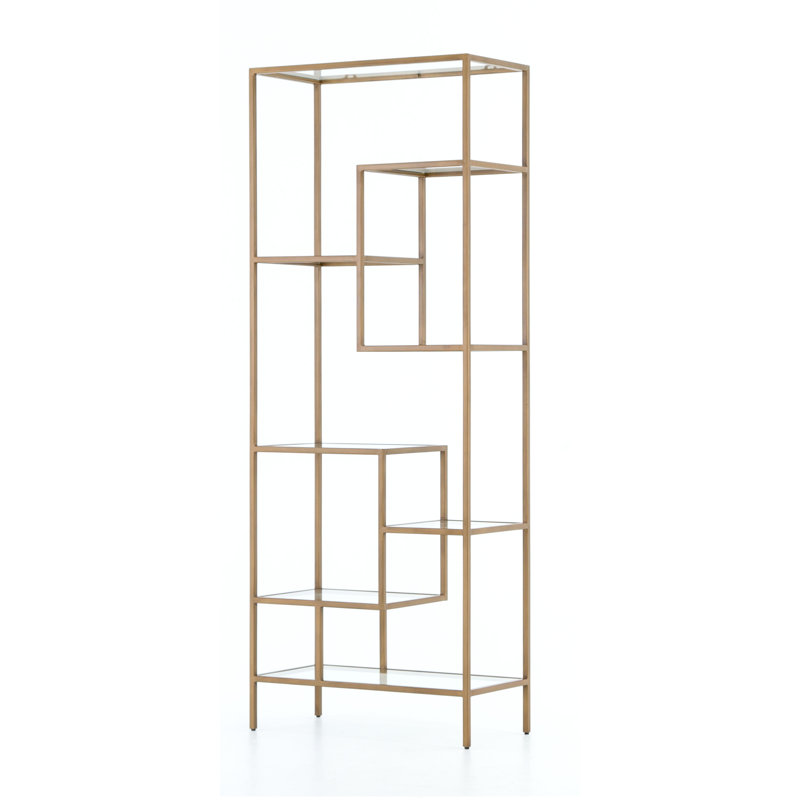 Bibliothèque en fer Atoir H 83 po x l 31,5 po