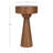 Solbrett Sculptural Mango Wood Side Table-1071950051