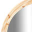 Broussard Wood Round Wall Mirror-1086113736