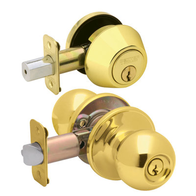 Byron Single Cylinder Entrance Knobset