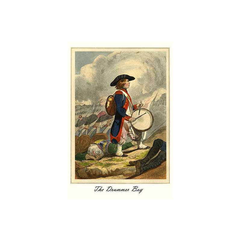 The drummer boy-impression d’art graphique, H 30 po x l 20 po x P 1,5 po