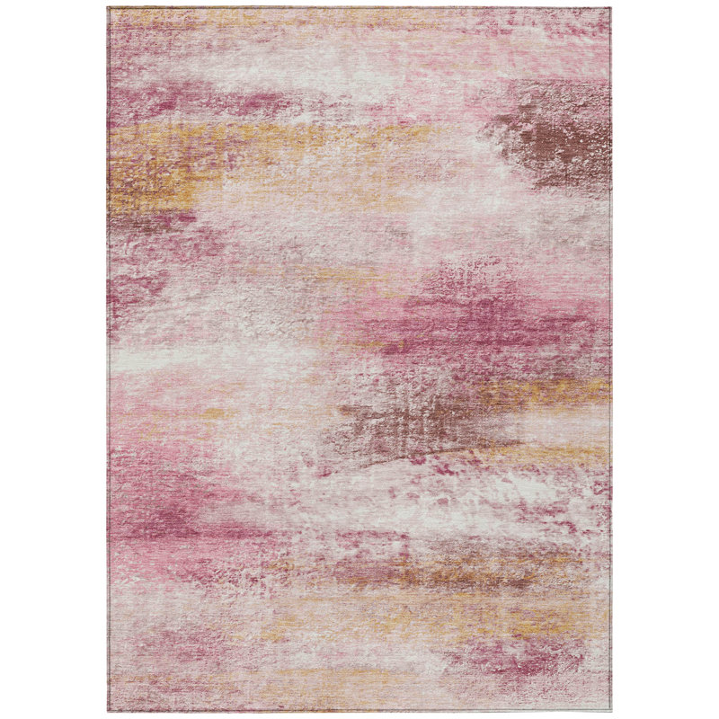 Machine Washable Indoor/Outdoor Chantille ACN2402 Abstract Rug, Rectangle 8' x 10'