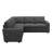 Honbay L Shaped Sleeper Sectional Sofa Couch With Storage Seat Beige-117494801