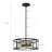 Iey 4 - Light Black Lantern Pendant