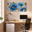 Ensemble de 1 tableau sur toile tendue à motif floral et de feuilles-2102560912