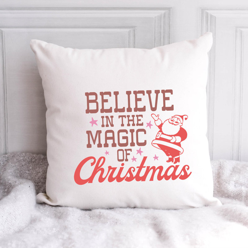 Christmas-15 Reversible Throw Pillow, 20" x 20"