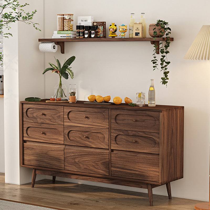 Buffet haut de gamme de style chinois, H 32,3 po x l 55,1 po x P 15,7 po