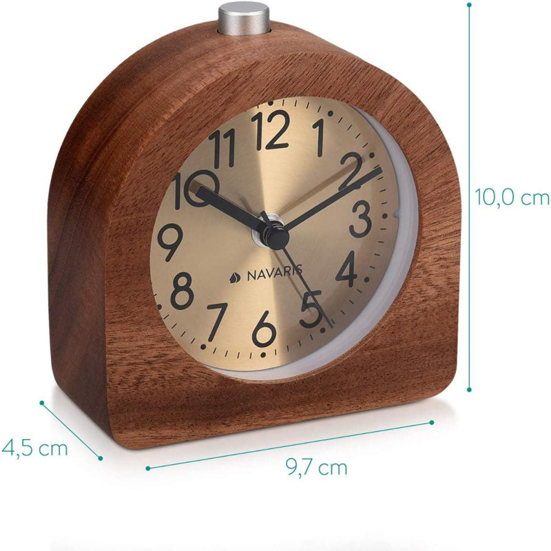 Analogue Electric Alarm Tabletop Clock