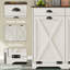 Armoire à poubelle double inclinable 10 gallons (n'inclut pas la poubelle)-114253957