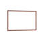 Très grand miroir mural de salle de bain moderne de 48 po x 32 po avec structure en aluminium de couleur noyer, vision tous azimuts, suspension verticale ou horizontale, preuve, assemblage rapide, cadre surdimensionné de 48 po x 32 po à assemblage rapide-1084250096