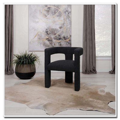 Fauteuil d'appoint, fauteuil club Boucle