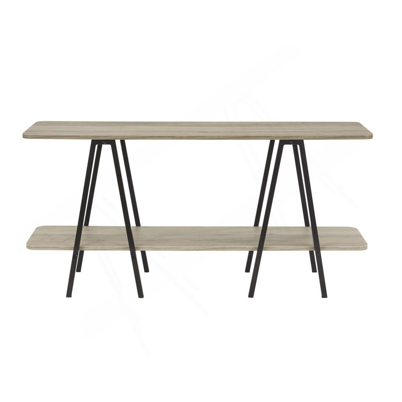 Buffet 47,24 po avec 2 tablettes Modern, Gris