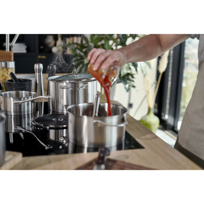 Ensemble de casseroles 10 pièces 10 pièces, acier inoxydable 18/10
