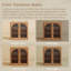 Armoire de rangement modulaire 3 pièces avec tablettes réglables, brun clair-264879872