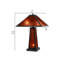 Lampe de table noire 23,5 po Anastajia