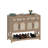 47" Boho Shoe Cabinet With Adjustable Shelves