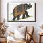 «India Elephant I Light Wall Art»-394370211
