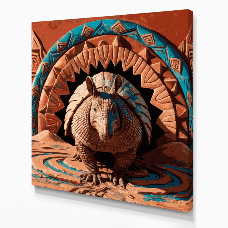 Art mural sur toile 4 "Southwestern Animals", H 12 po x l 12 po