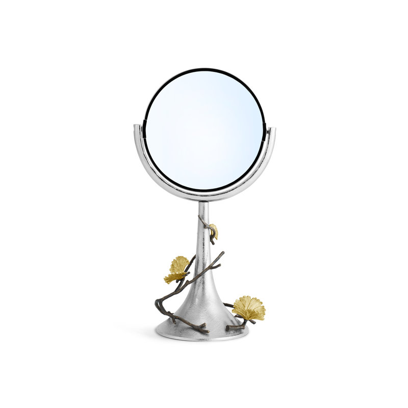 Butterfly Ginkgo Flat Metal Mirror