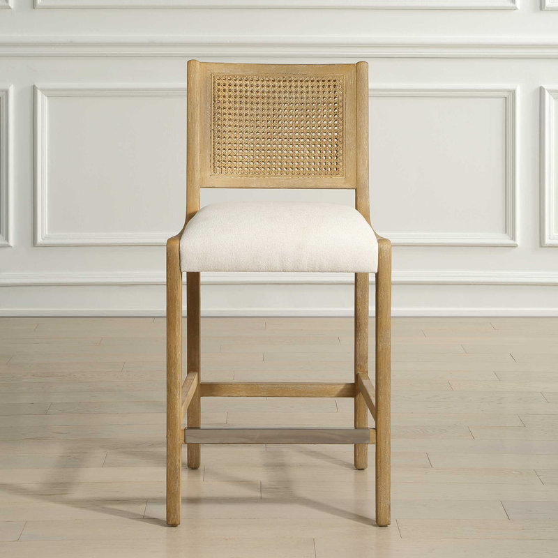 Bradford Coastal Rattan Counter Stool