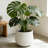 Assorted Sizes Magnesium Oxide Round Planter,21.65"+14.17"+8.66" Dia Set of 3 Planter,Outdoor Indoor Plant Pot with Drainage Hole, with Weaving Pattern Planter for Home Garden Patio