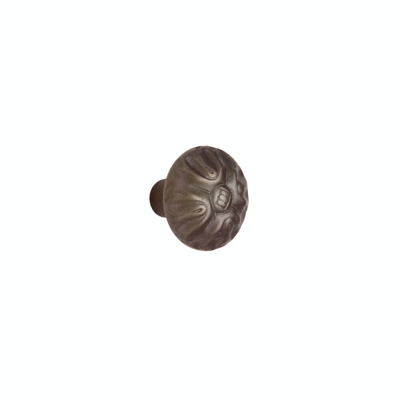Medallion Bronze Mushroom Knob, Silicon Bronze Rust