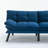Navy Blue Convertible Folding Modern sofa Bed